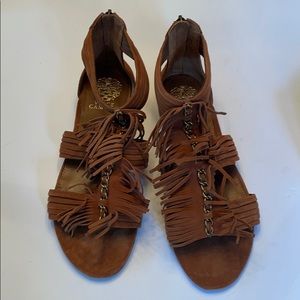 Vince Camuto fringe sandal size 9